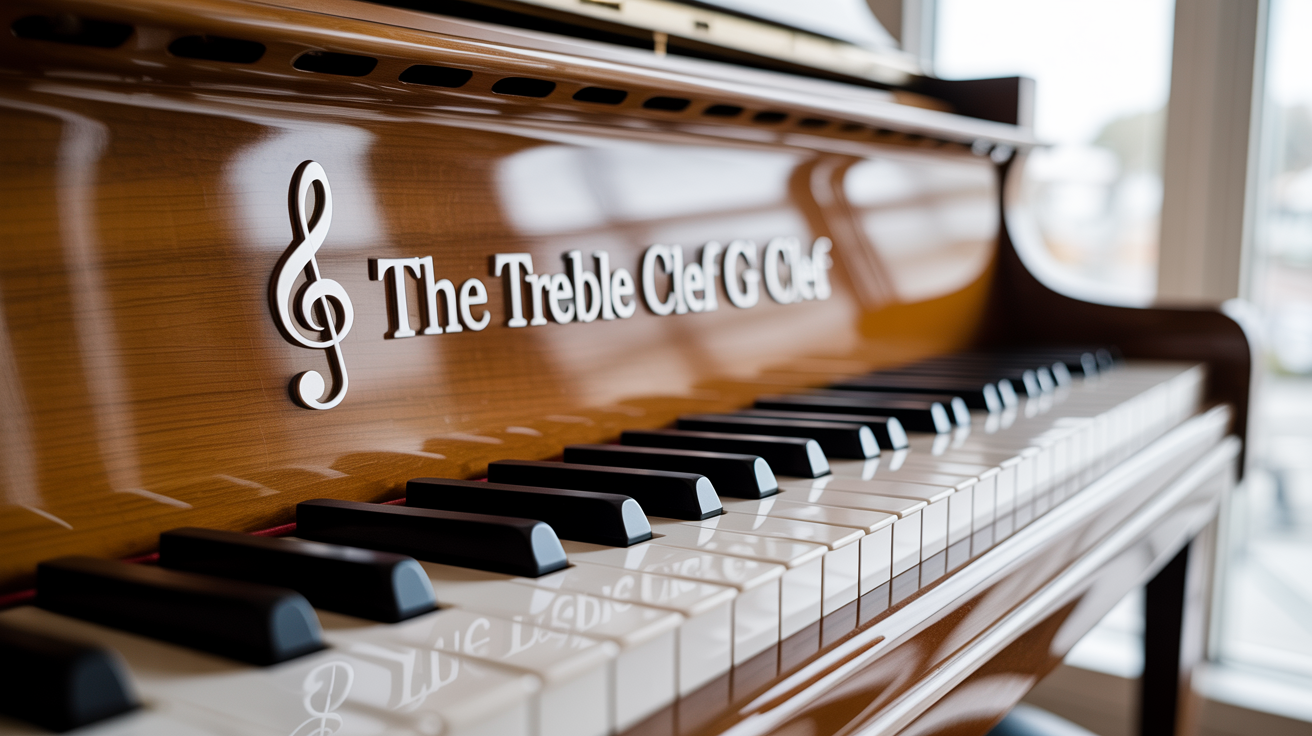 The treble clef (G clef)